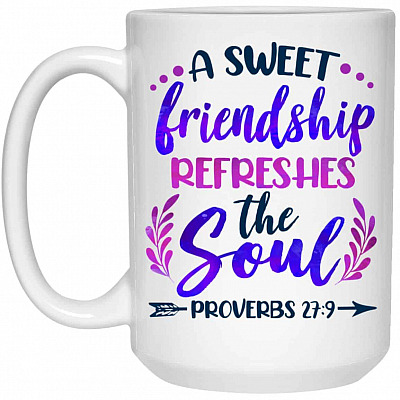 15 oz. White Mug