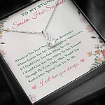 To My Stunning Smokin' Hot Soulmate Whenever You Feel Overwhelmed Alluring Beauty Necklace