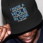 I Made A Bogey On Every Hole And Threw My Putter In One Of The Lakes Funny Golf Twill Cap - Snapback Hat - Trucker Hat