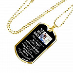 Personalized To My Dad From Daughter I Know It's Not Easy For A Man To Raise A Girl Dog Tag Pendant Necklace Personalized To My Dad From Daughter I Know It's Not Easy For A Man To Raise A Girl Dog Tag Pendant Necklace