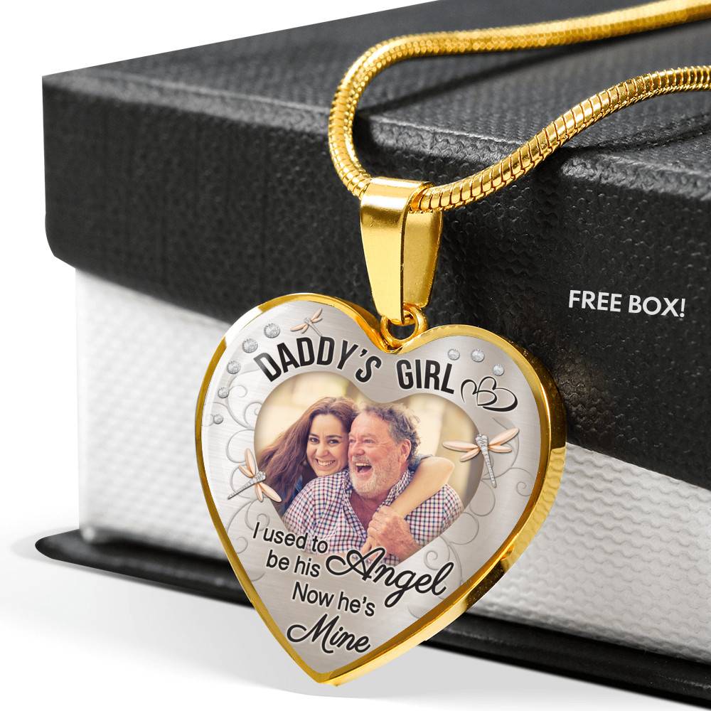 Personalized Photo Daddy's Girl I Used to Be His Angel Now