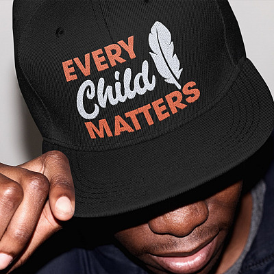 Alternative view of Every Child Matters Twill Cap - High-Profile Snapback Hat