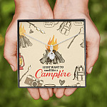 I Just Want To Smell Like A Camp Fire Alluring Beauty Necklace - Camping Necklace I Just Want To Smell Like A Camp Fire Alluring Beauty Necklace - Camping Necklace