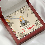 I Just Want To Smell Like A Camp Fire Alluring Beauty Necklace - Camping Necklace I Just Want To Smell Like A Camp Fire Alluring Beauty Necklace - Camping Necklace