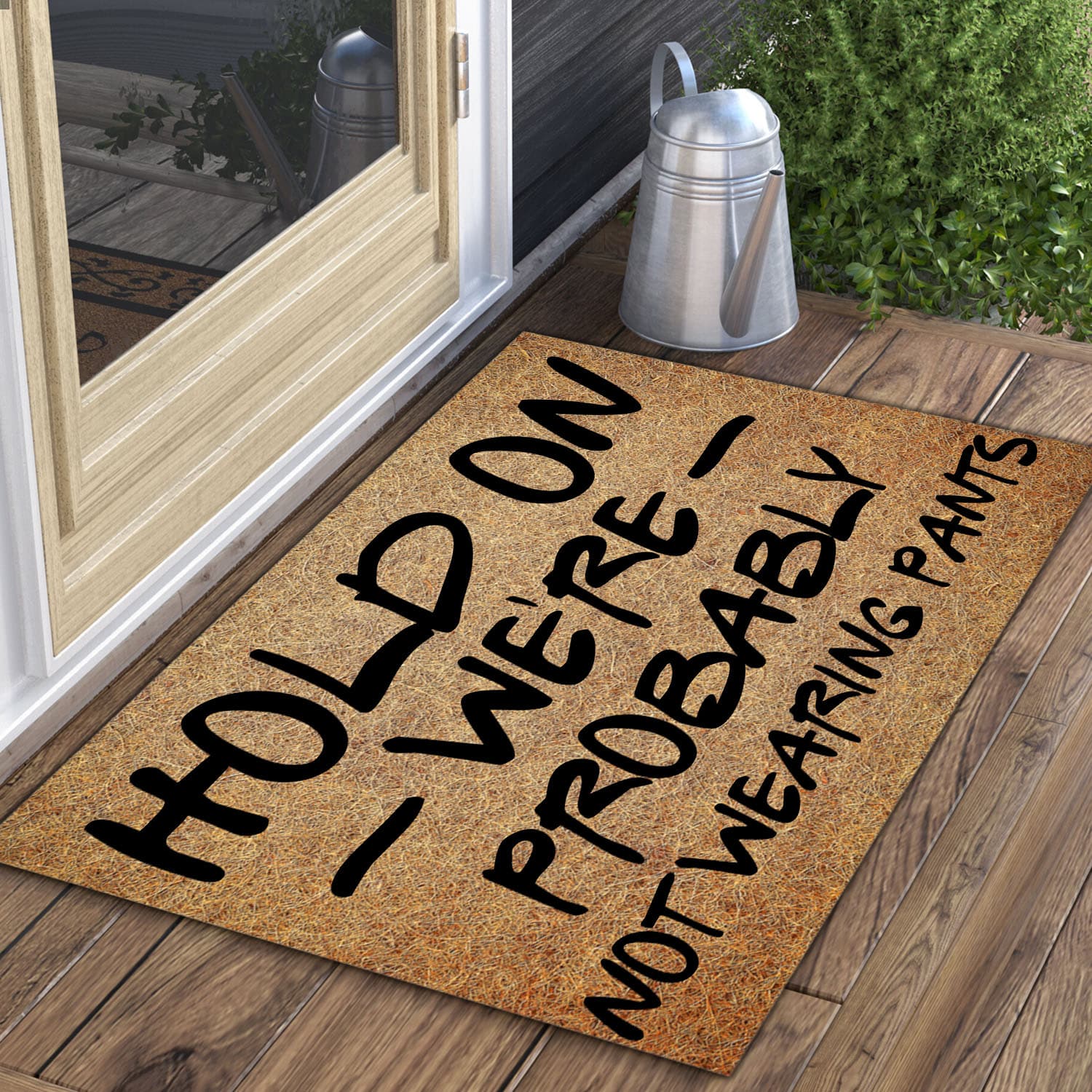 3NH. Hold On(3) Doormat Mockup 3