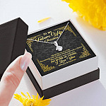 Personalized to My Future Wife Meeting You Was Fate Alluring Pendant Necklace