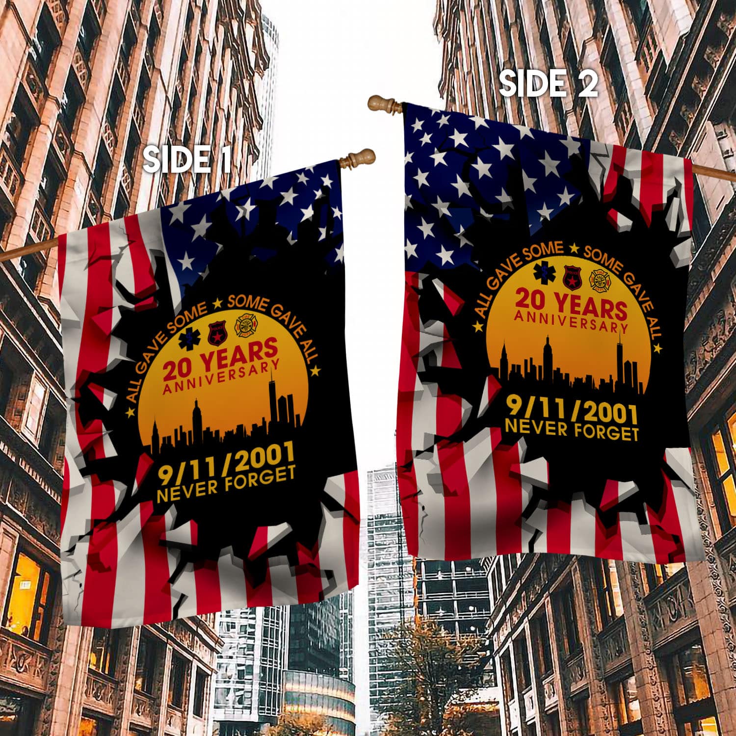 30x40 - s1 House Flag Mockup 2 Side-1