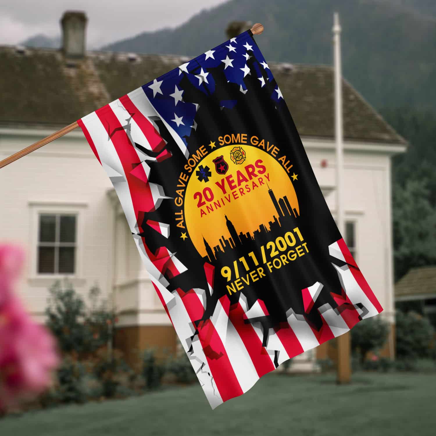 30x40 - s1 House Flag Mockup 4