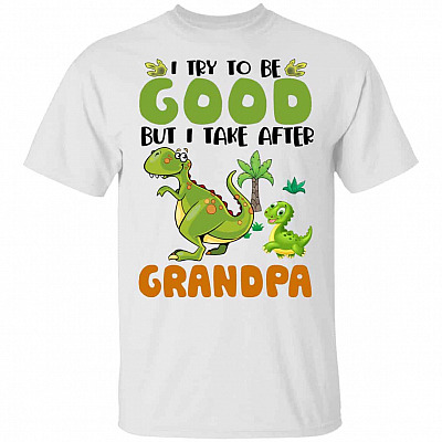 Grandpa Shirt, White, Youth T-Shirt