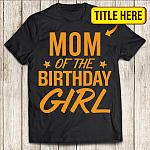 Personalized Birthday Family T-Shirt - Daughter Birthday Shirt