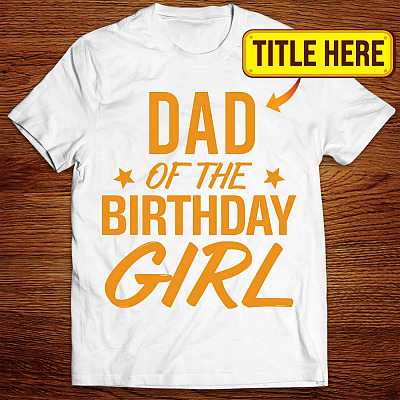 Alternative view of Personalized Birthday Family T-Shirt - Daughter Birthday Shirt