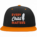 bonus hat, Black/Deep Orange, Flat Bill Premium Snapback bonus hat, Black/Deep Orange, Flat Bill Premium Snapback