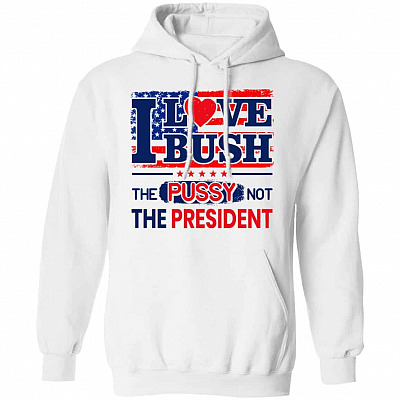 bush hood, White, Hoodie