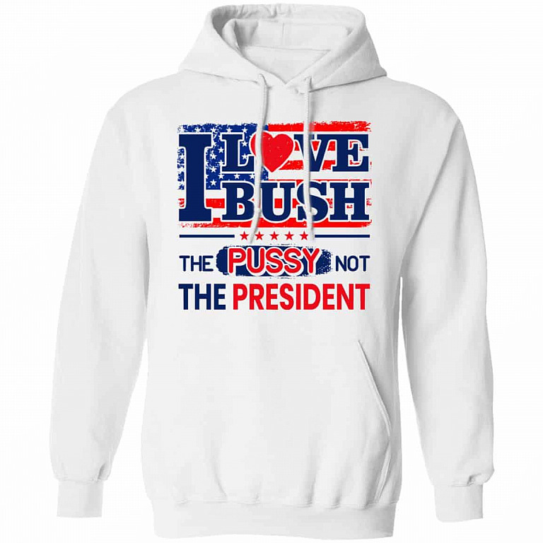 bush hood, White, Hoodie