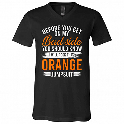 Before You Get Tshirt, Black, V-Neck T-Shirt