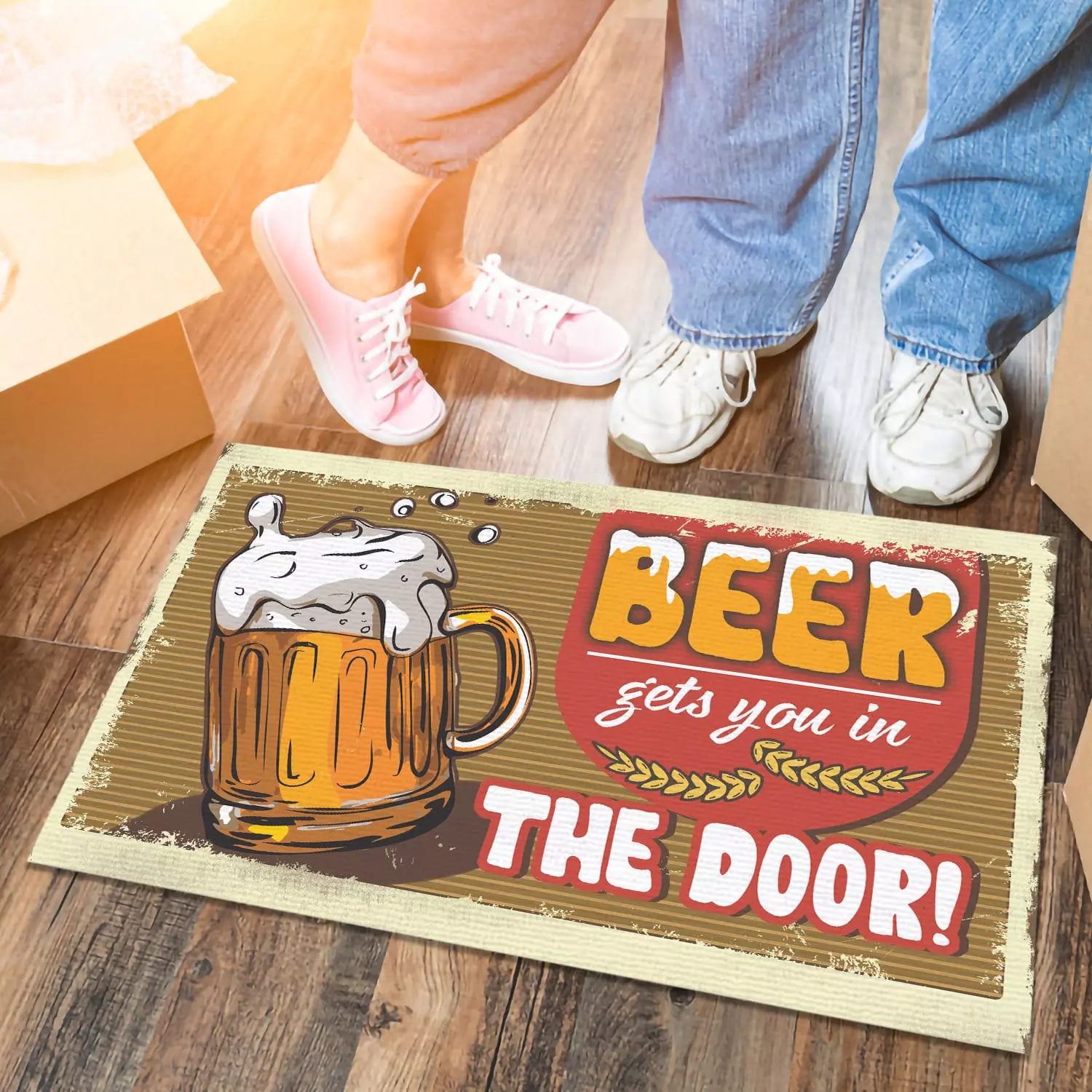 5HP. Beer (6) Doormat mockup 6