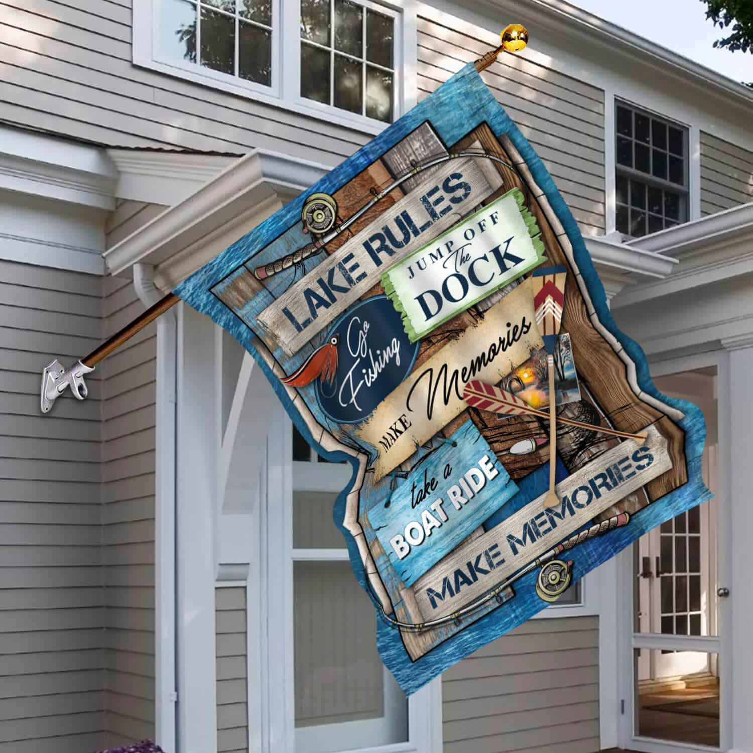 30x40 House Flag Mockup 6