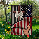 2O. Cross Behind-30x40 - s1 Garden Flag Mockup 5