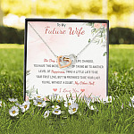 To My Future Wife The Day I Met You My Life Changed I Love You Forever And Always Interlocking Hearts Pendant Necklace To My Future Wife The Day I Met You My Life Changed I Love You Forever And Always Interlocking Hearts Pendant Necklace