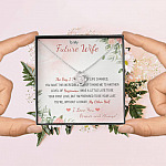 To My Future Wife The Day I Met You My Life Changed I Love You Forever And Always Love Knot Necklace To My Future Wife The Day I Met You My Life Changed I Love You Forever And Always Love Knot Necklace