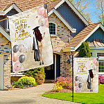 12KNG. Best Graduate.30x40 Garden & House Mockup 3