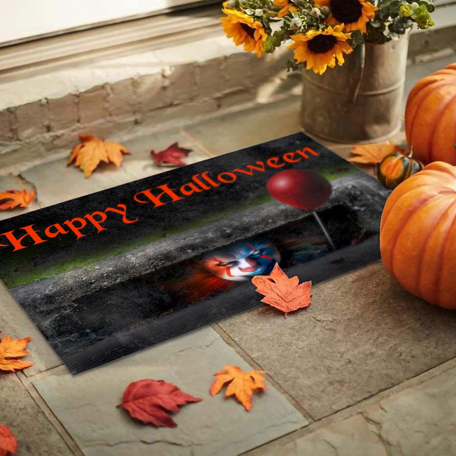 3KT. Happy Halloween - sample design Doormat mockup 9