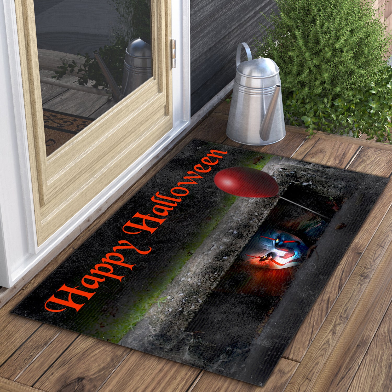 3KT. Happy Halloween - sample design Doormat mockup 3