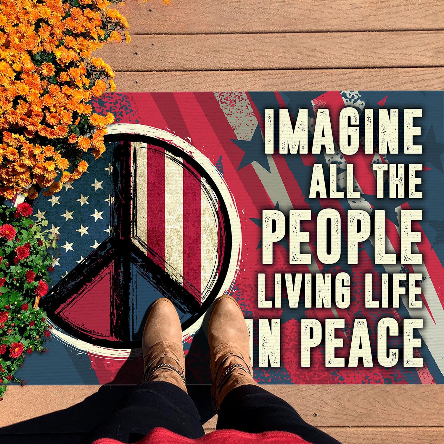 8NH. Imagine All Doormat (4) Doormat mockup 7fx