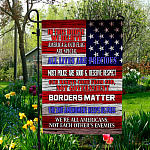 In This House We Believe America And Our Flag Are Special All Lives Are Precious Outdoor Garden House Flag