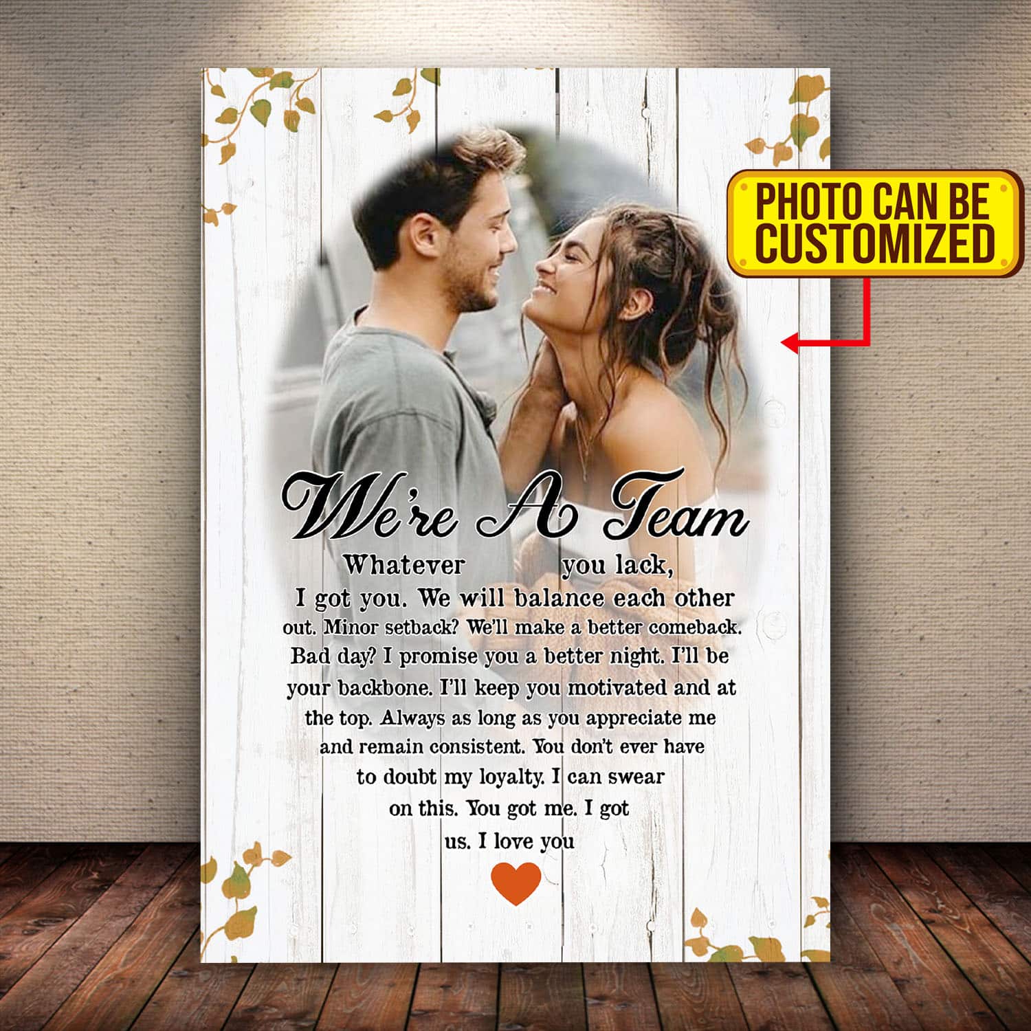 1VT. We're A Team Photo canvas mk1