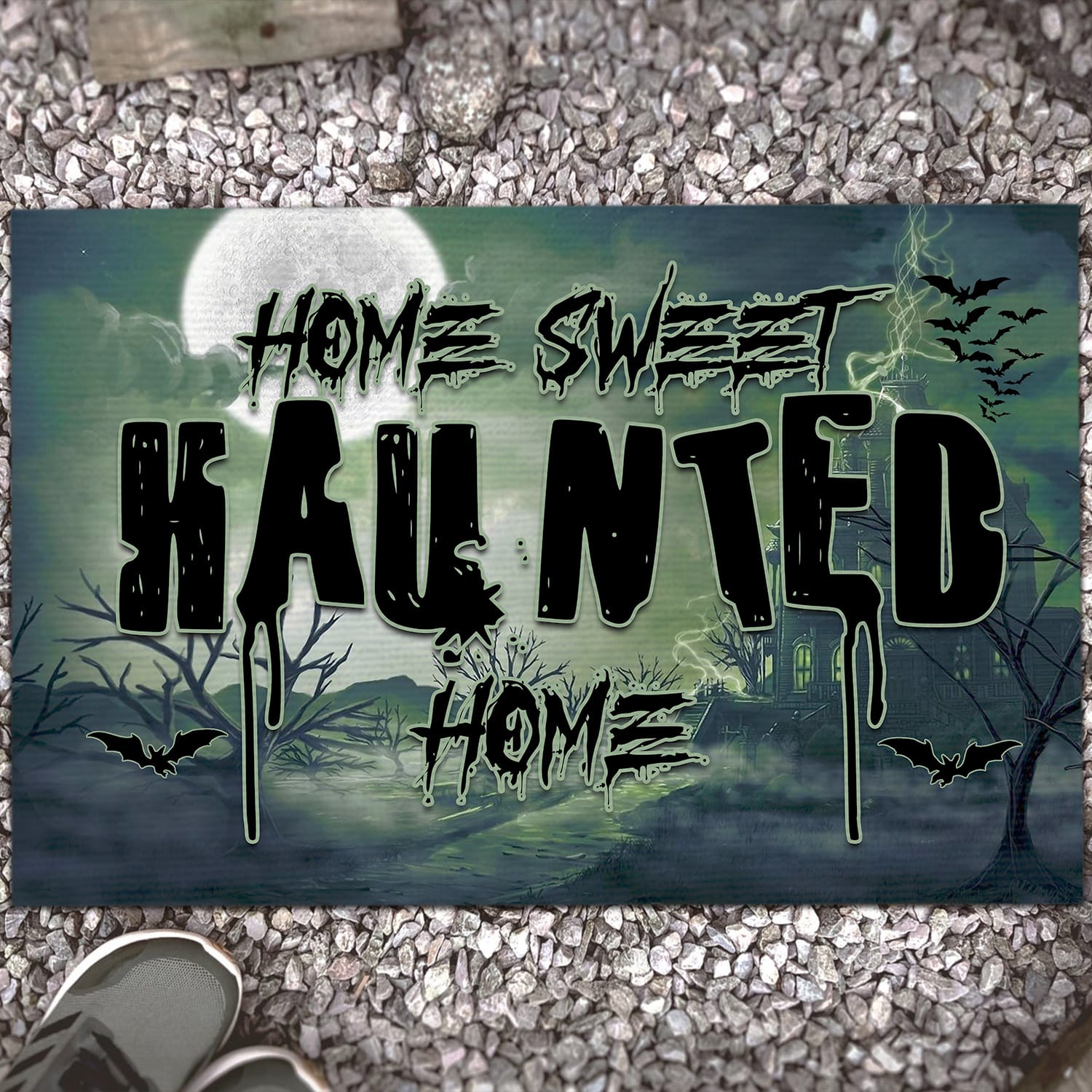 4LV. Home Sweet Haunted (5) Doormat Mockup 13