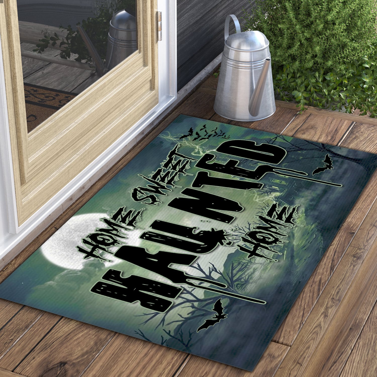 4LV. Home Sweet Haunted (5) Doormat Mockup 3