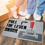 4MH. Pull The Lever Doormat mockup 6