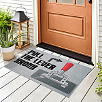 4MH. Pull The Lever Doormat mockup 8