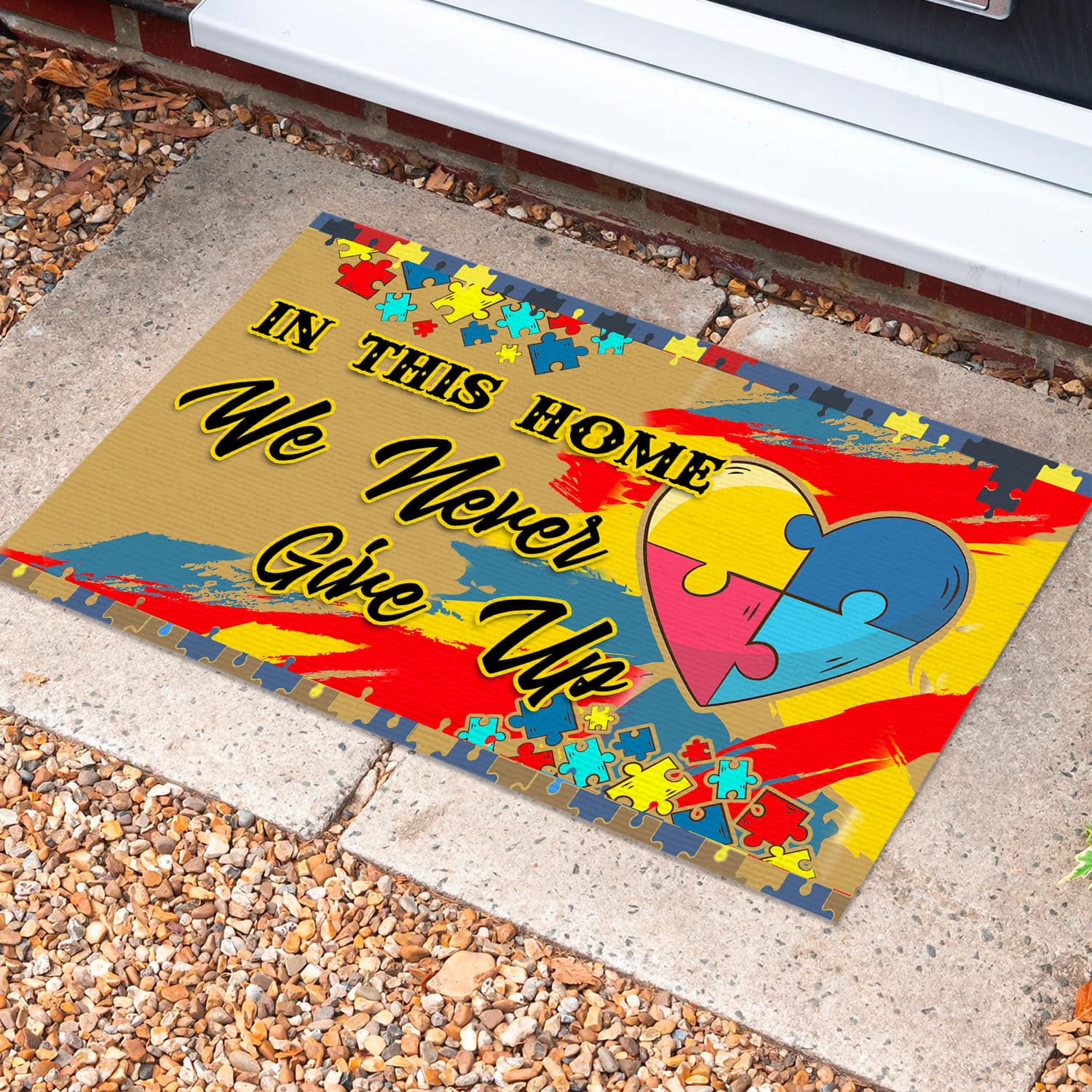 8O. In This House (5) Doormat Mockup 10