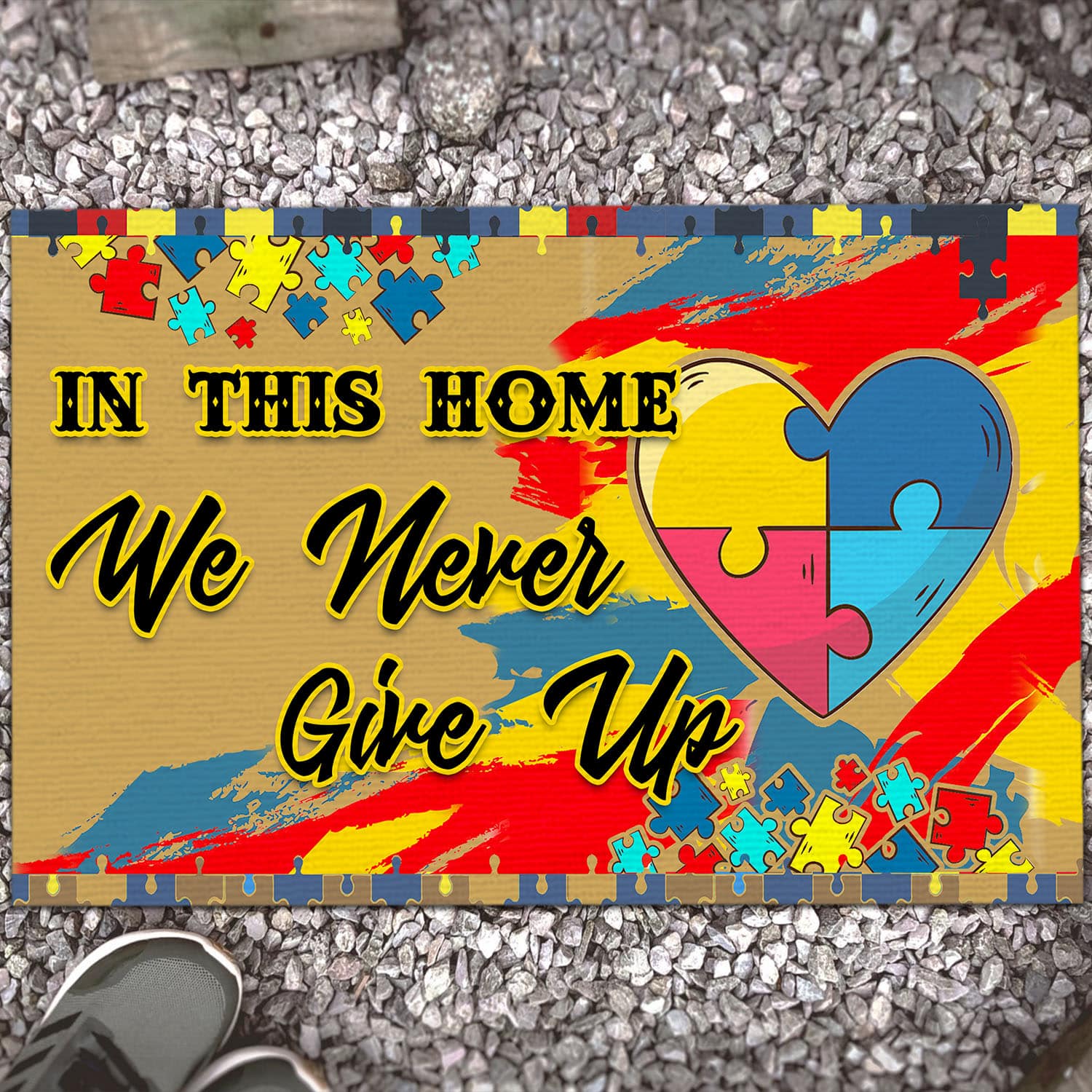 8O. In This House (5) Doormat Mockup 13