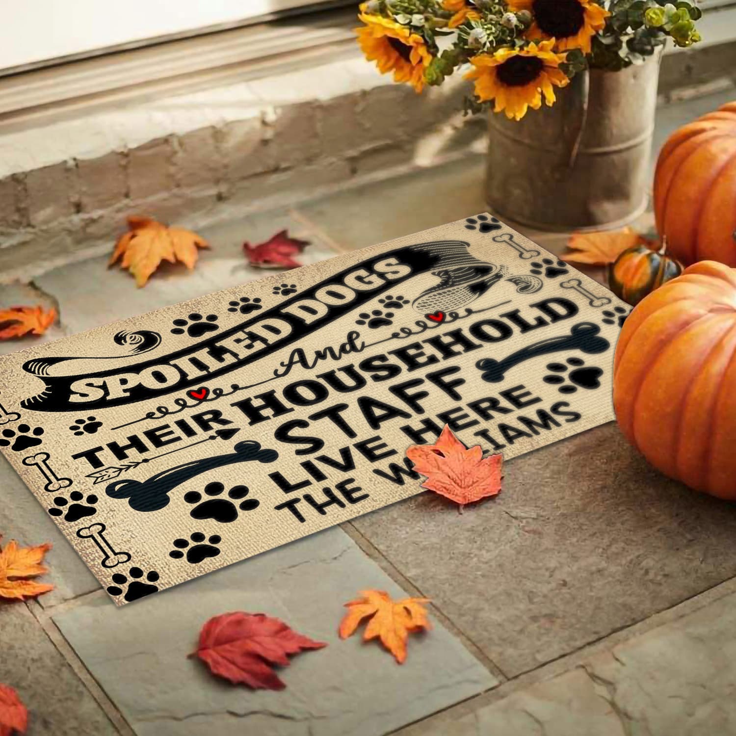 8MH. Spoiled Dog Doormat mockup 9