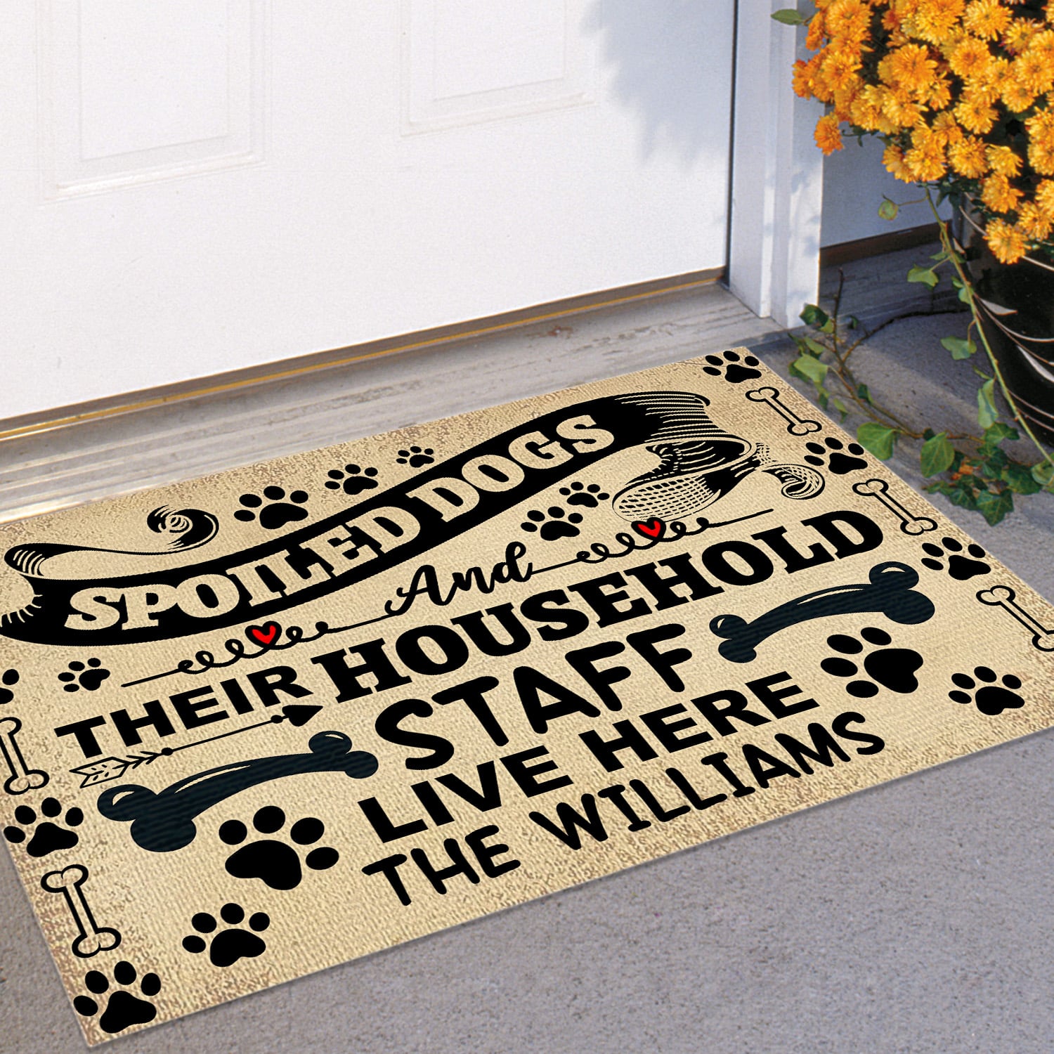 8MH. Spoiled Dog Doormat mockup 11