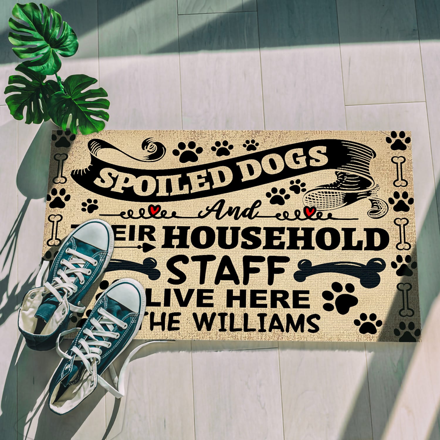 8MH. Spoiled Dog Doormat mockup 5