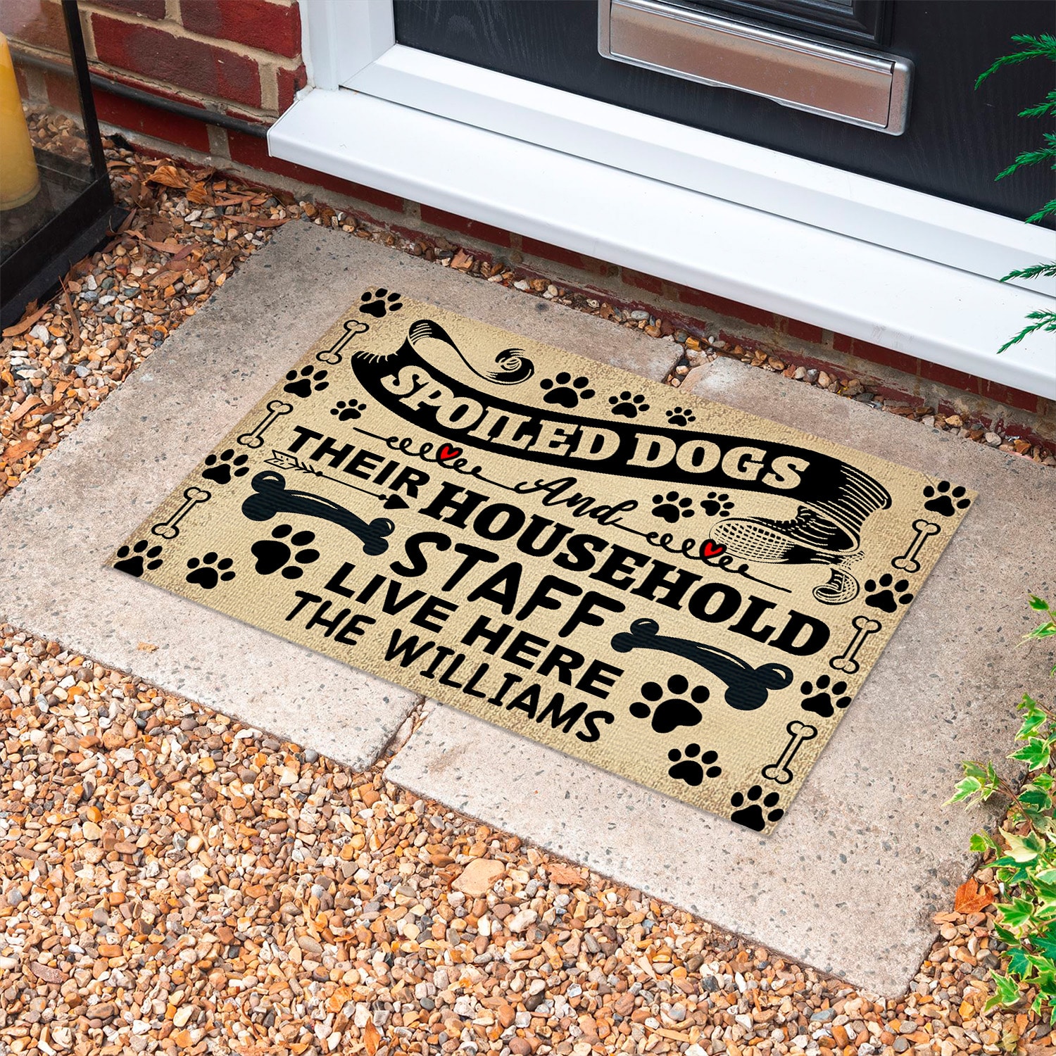 8MH. Spoiled Dog Doormat mockup 10