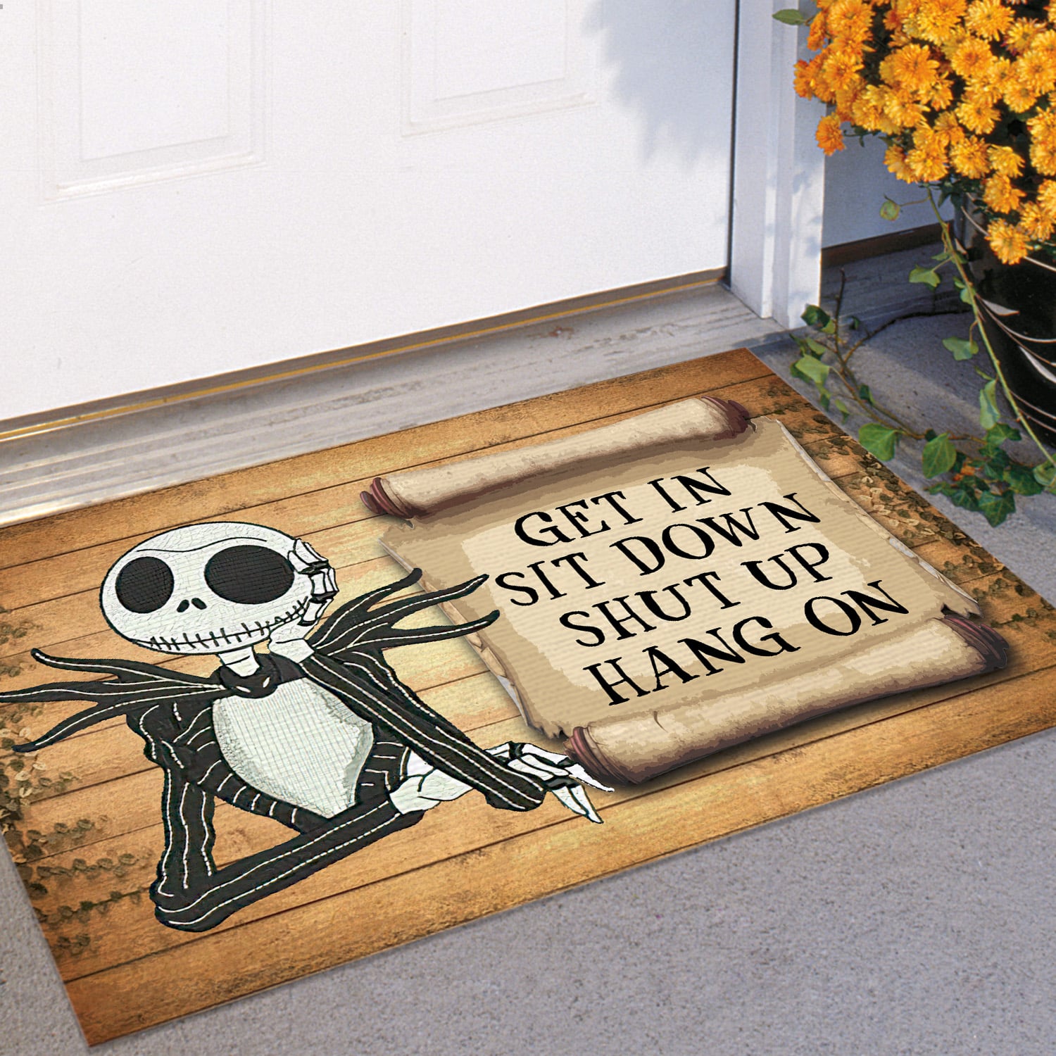 5LV. Get In Sit Down doormat Doormat mockup 11