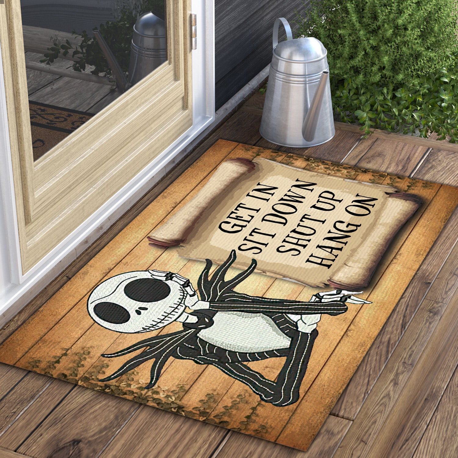 5LV. Get In Sit Down doormat Doormat Mockup 3