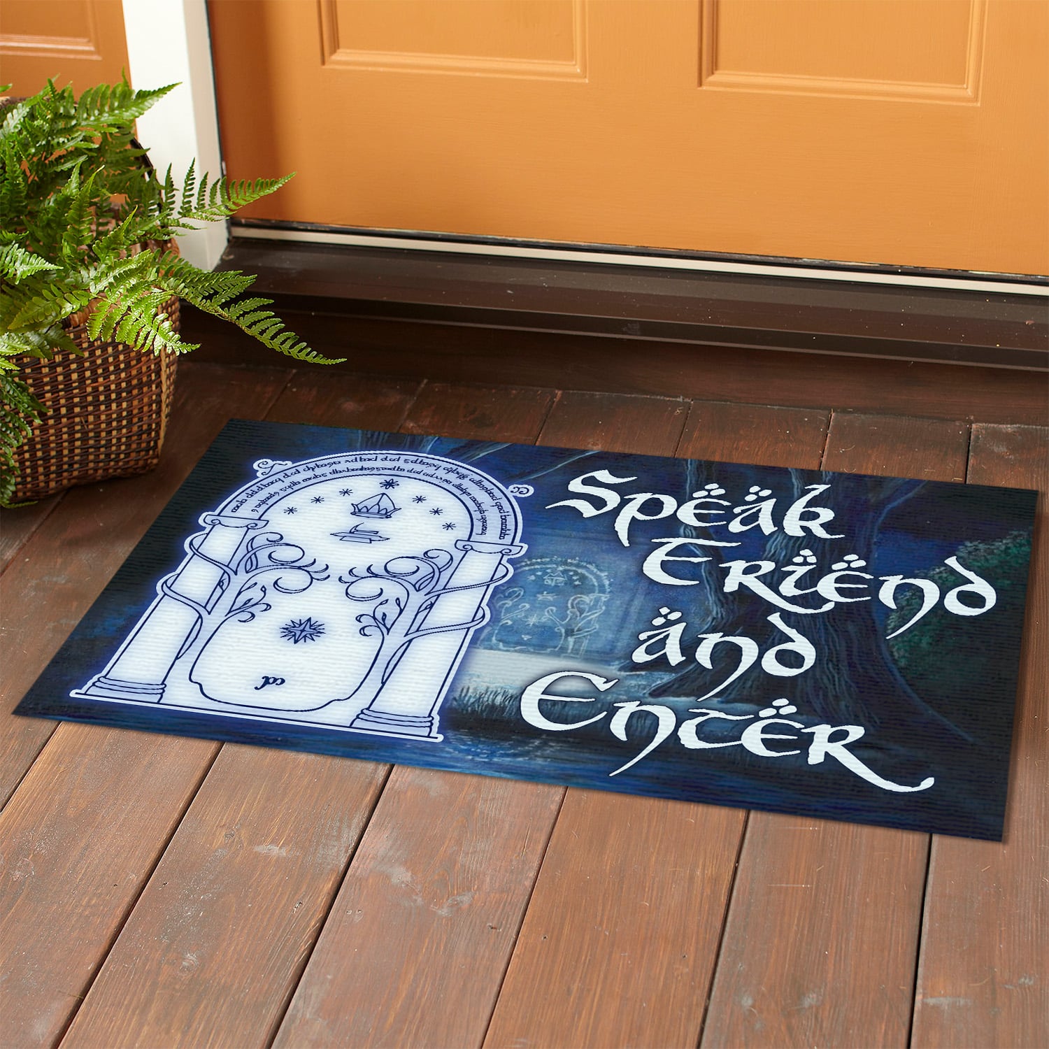 10MH. Speak Friend Doormat Doormat mockup 1