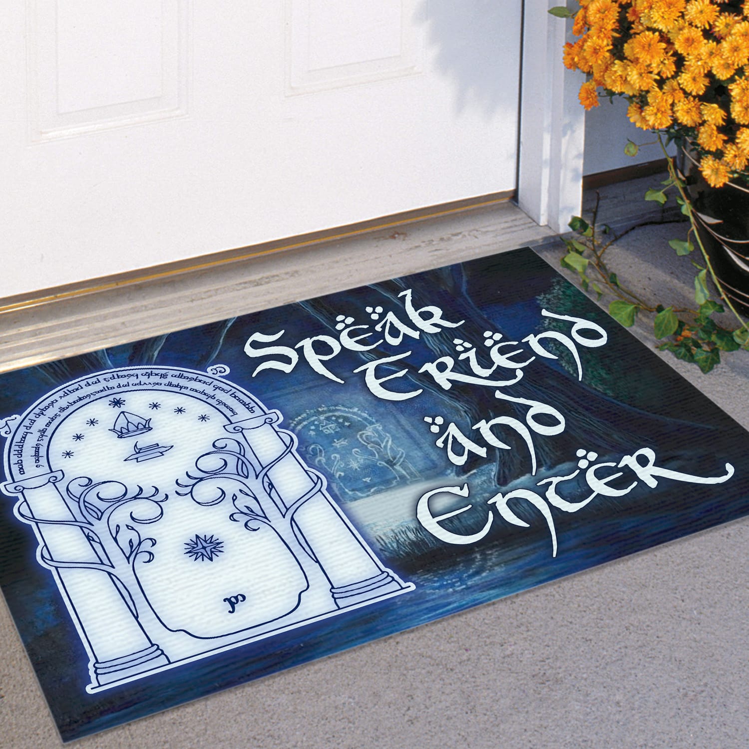 10MH. Speak Friend Doormat Doormat mockup 11