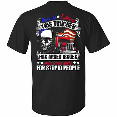 Buckle up Buttercup Shirt, Black, Unisex T-Shirt