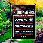 In Our American All People Are Equal Decorative Garden Flag - Indoor Outdoor Flag - House Flag