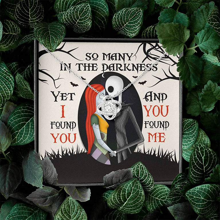 So Many In The Darkness Yet I Found You And You Found Me Love Knot Necklace