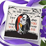 So Many In The Darkness Yet I Found You And You Found Me Love Knot Necklace