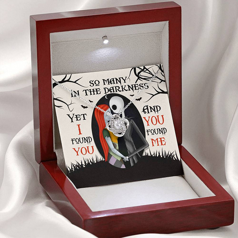 So Many In The Darkness Yet I Found You And You Found Me Love Knot Necklace