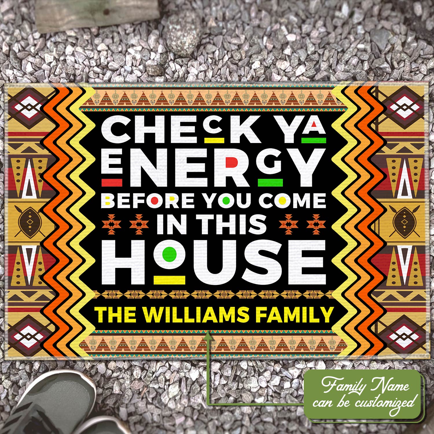 8VT. Check Ya Energy African doormat mk3